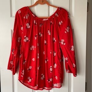 Floral peasant Blouse